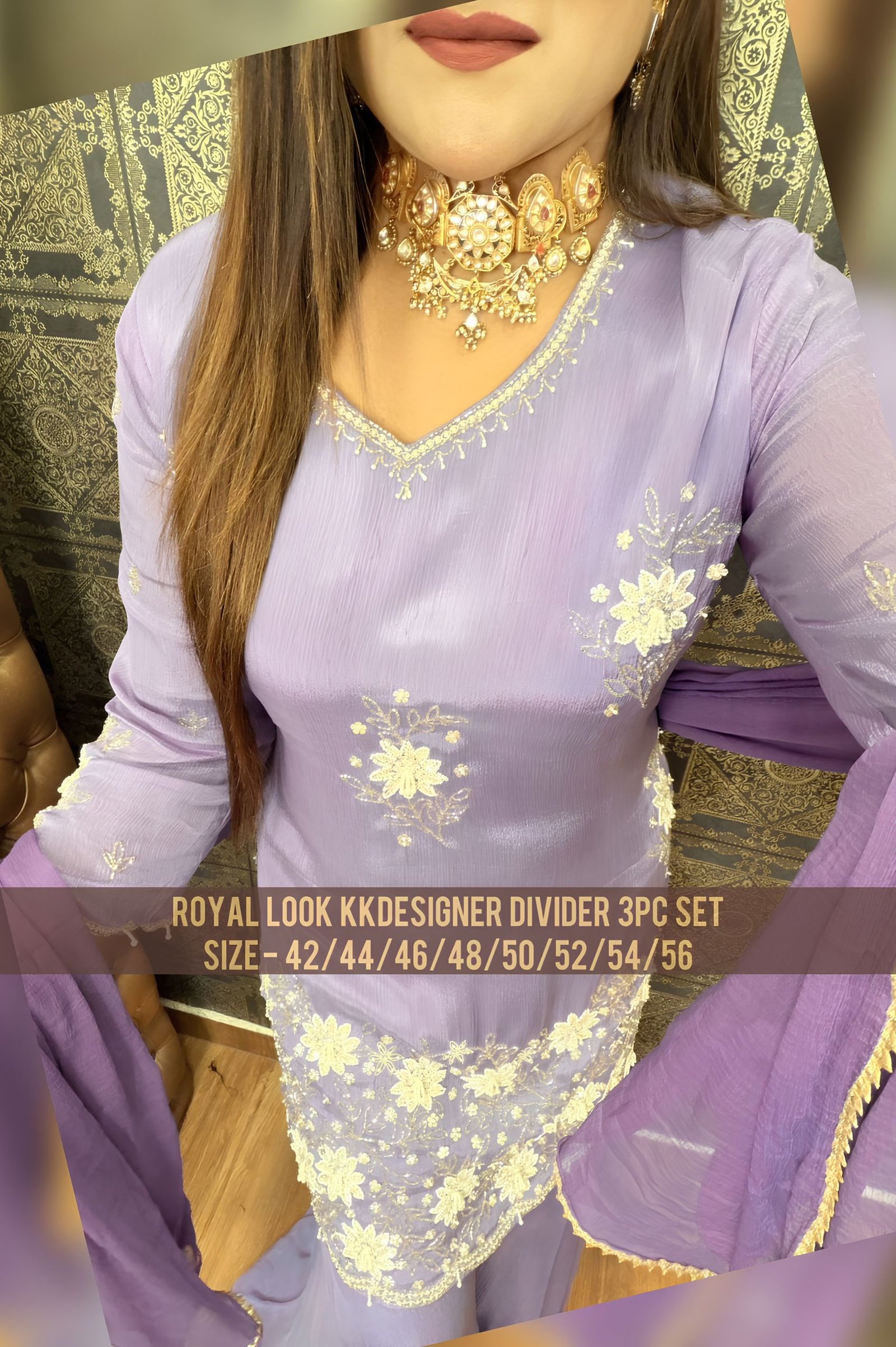 Pastel Mauve Zariya Set thumbnail