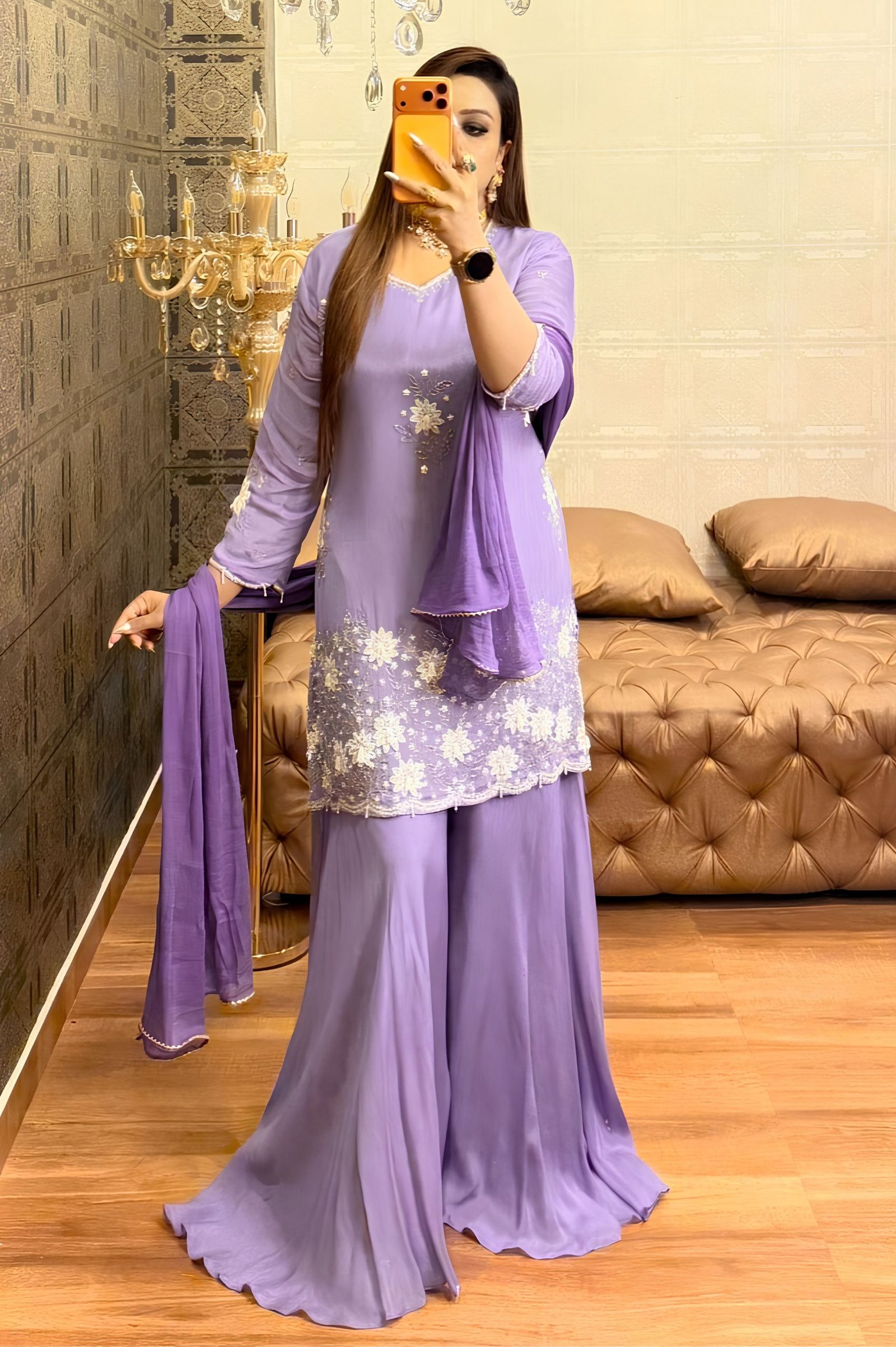 Pastel Mauve Zariya Set